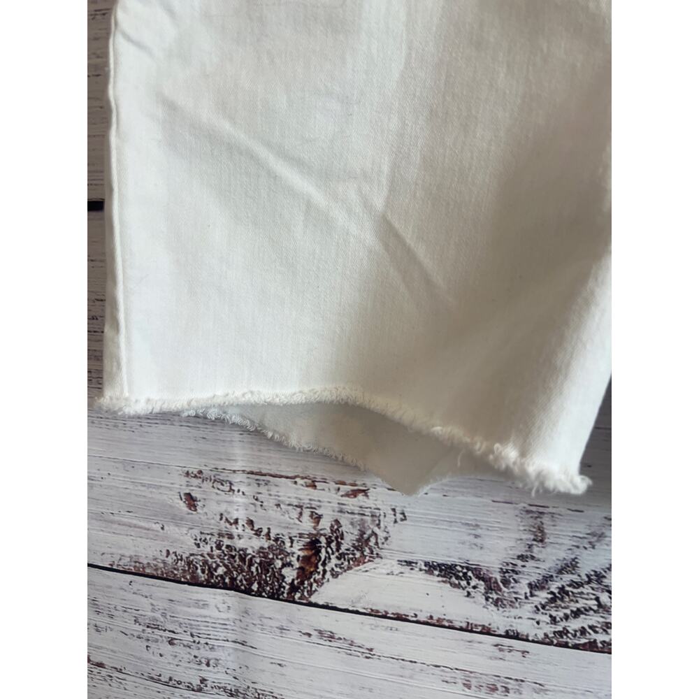 KUT FROM THE KLOTH GIDGET FRAY SHORTS WHITE SIZE 8 - Picture 3 of 13